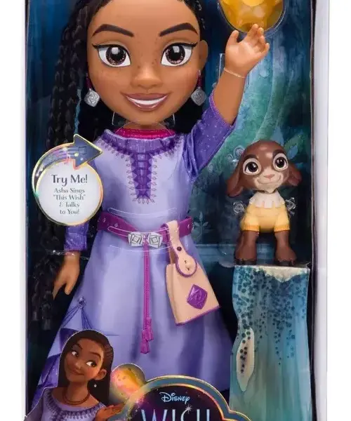 Disney Muñeca-Wish Asha-Luces Y Sonidos