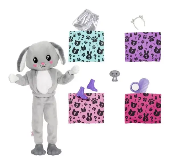 Barbie - Cutie revela- Mini mascota Peluche - Imagen 2