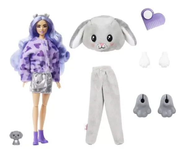 Barbie - Cutie revela- Mini mascota Peluche - Imagen 3