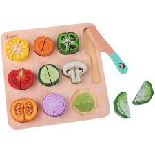 Juguete Didáctico Classic World Vegetales De Madera