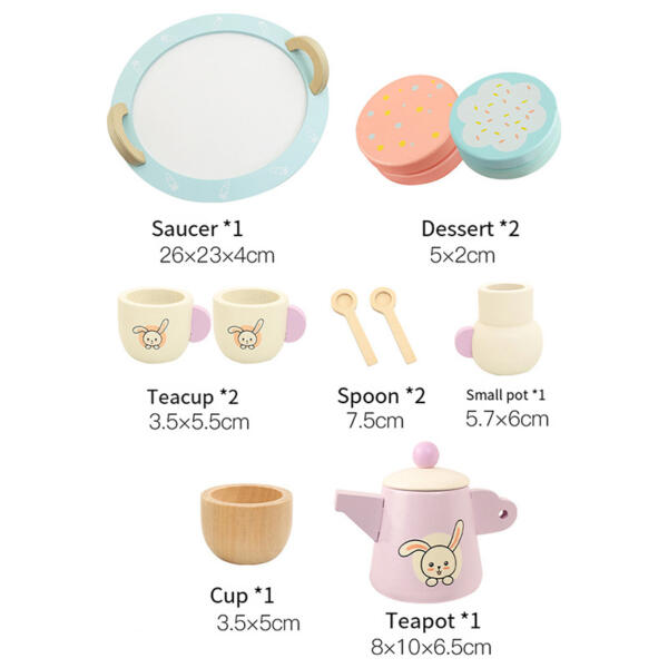 Set de té-Conejo - Imagen 3
