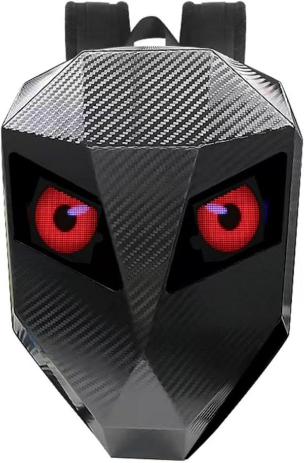 Bolso ojos Led Negro - Imagen 2