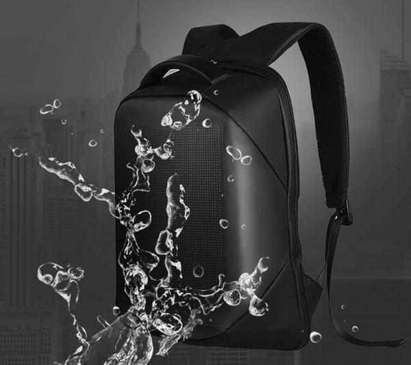 Bolso pantalla cuadrada Led Negro - Imagen 2