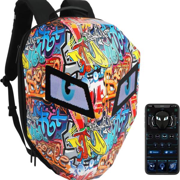 Bolso ojos Led grafitty