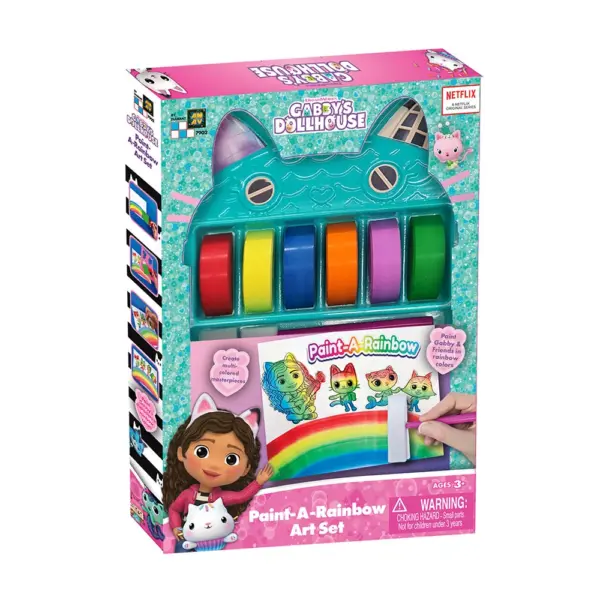 Gabby's Dollhouse-Paint-A-Rainbow