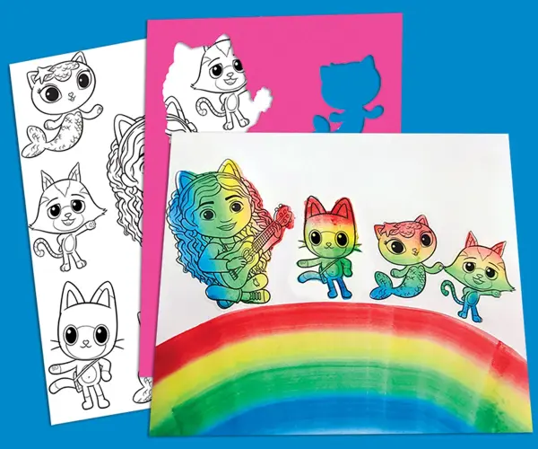 Gabby's Dollhouse-Paint-A-Rainbow - Imagen 2