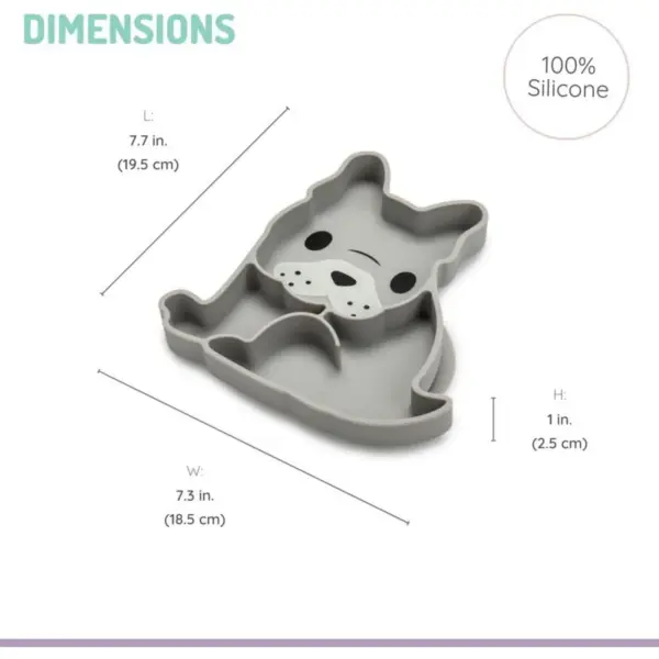 Melii-Plato Silicona-Bulldog - Imagen 2
