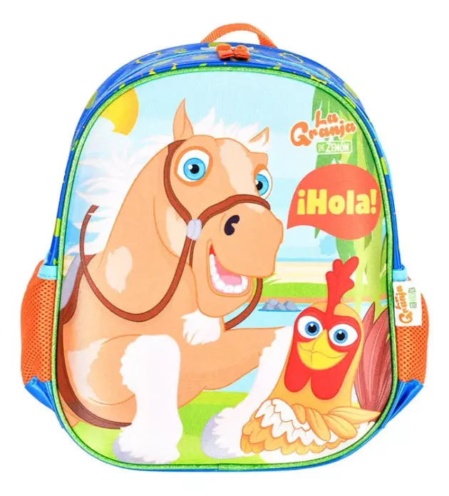 MOCHILA-La Granja de Zenon Personajes
