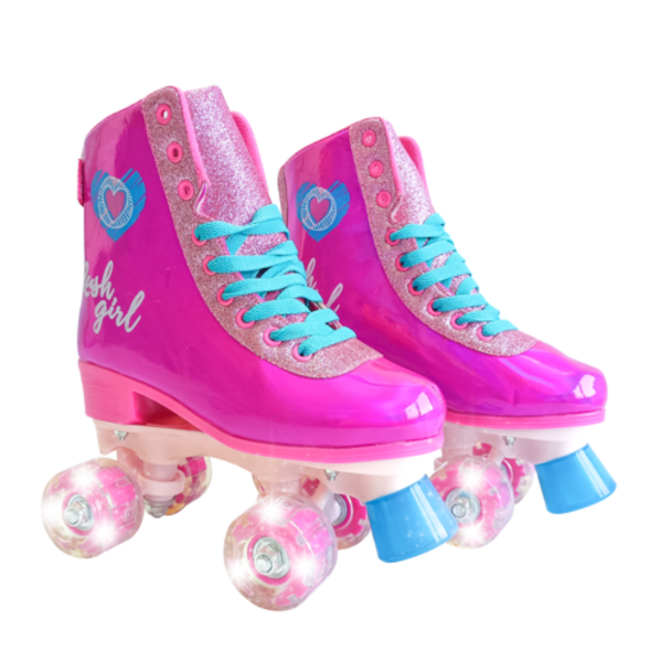 PATIN LED RUSHGIRL-FUCSIA CON LUZ LED
