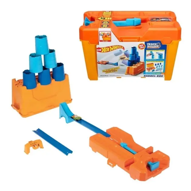 Pista Hot Wheels -Track Builder Caja de obstáculos