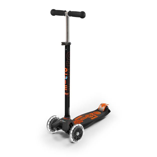 Micro Scooter Maxi Deluxe LED-Anaranjado