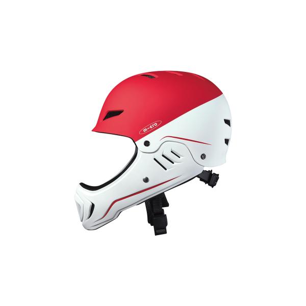 Micro Casco Racing Blanco/Rojo M - Imagen 2