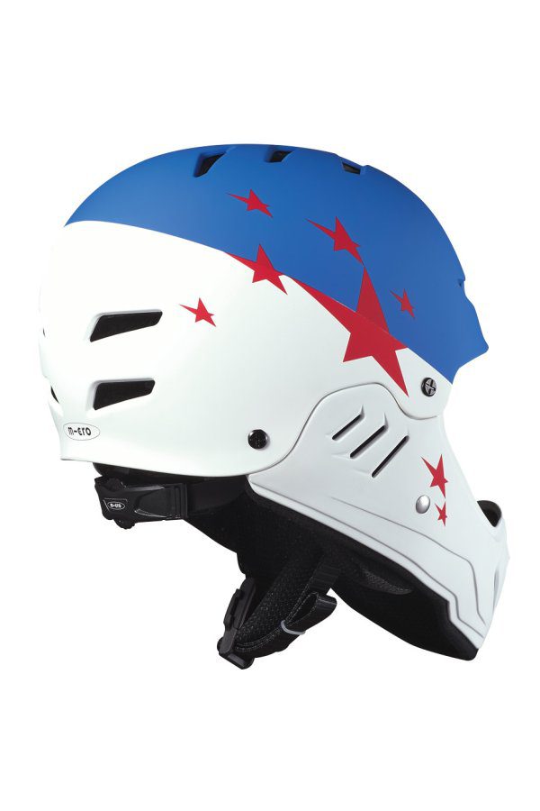 Micro Casco Racing Micro Blanco/Azul M - Imagen 2