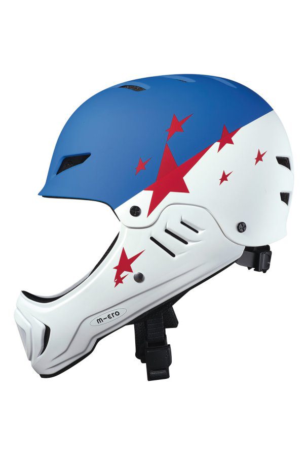 Micro Casco Racing Micro Blanco/Azul M - Imagen 3