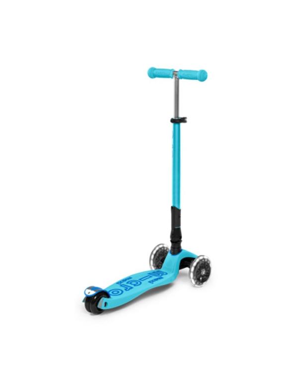 Micro Scooter Maxi Deluxe LED PLEGABLE-Celeste - Imagen 4