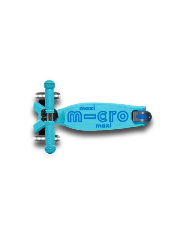Micro Scooter Maxi Deluxe LED PLEGABLE-Celeste - Imagen 3