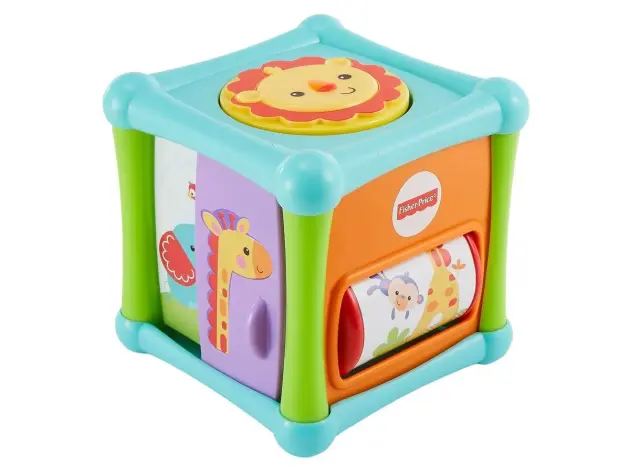 Fisher-Price -Cubo Interactivo Safari