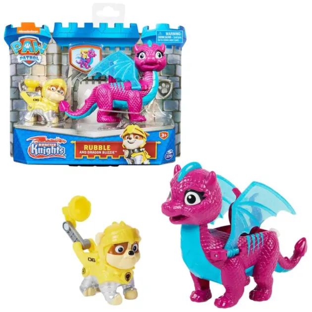 Paw Patrol-Rescue Dragon Knight-Rubble