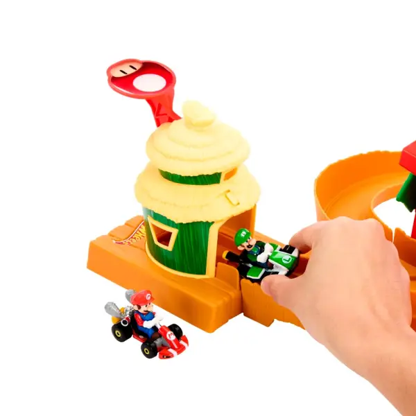 Pista Hot Wheels-Super Mario Konga Race Track - Imagen 3