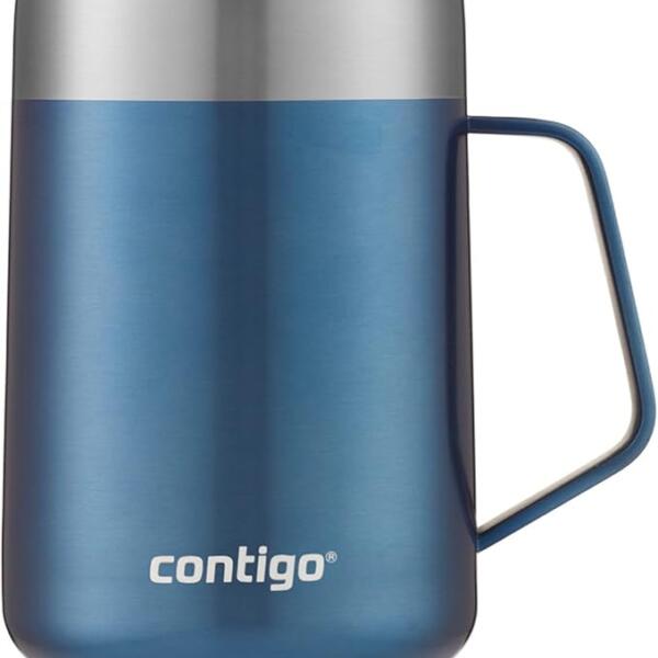 Contigo- Taza de escritorio ( Azul)