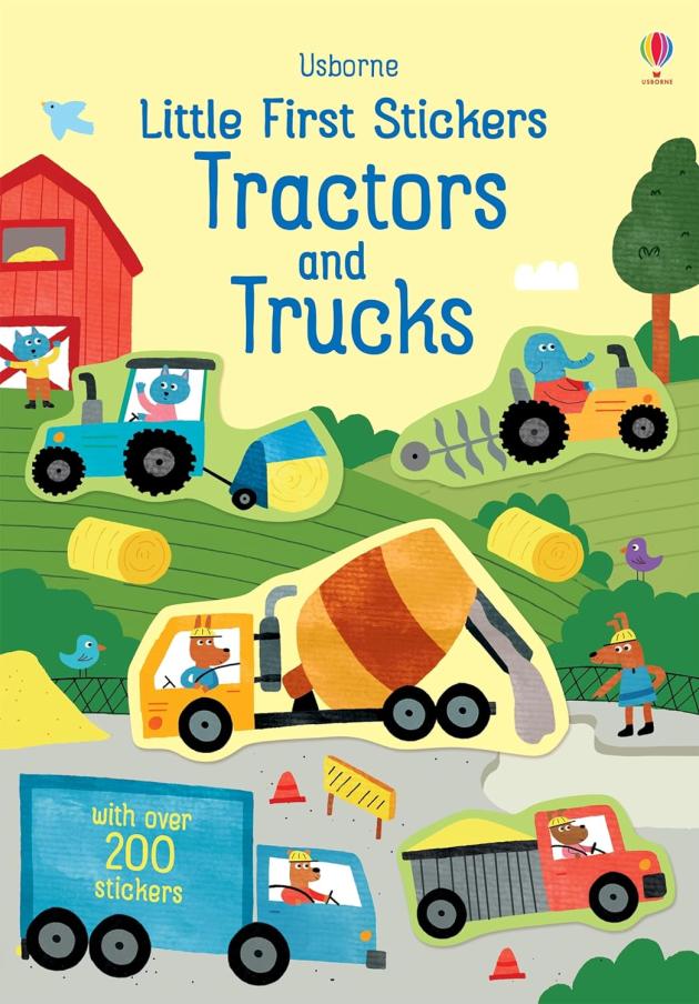 Usbore Little Stickers Tractors and Trucks