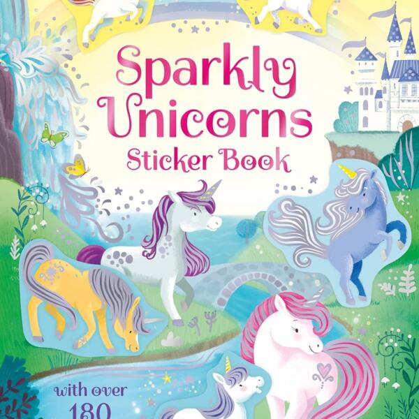 Usborne-Sparkly Unicorns (Sticker Book)