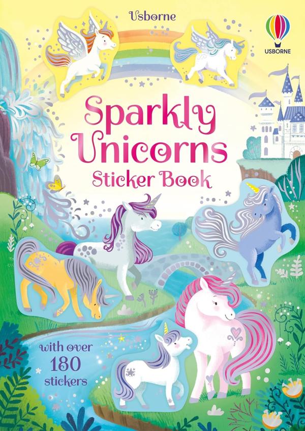 Usborne-Sparkly Unicorns (Sticker Book)