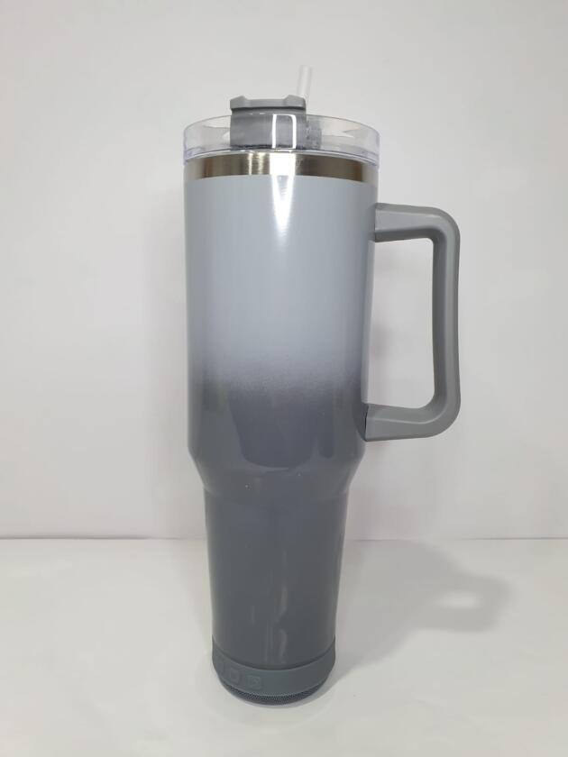 Botella con Parlante (Gris)