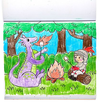 ooly COLOR-IN'BOOK ( Khightsb y Dragons ) - Imagen 4