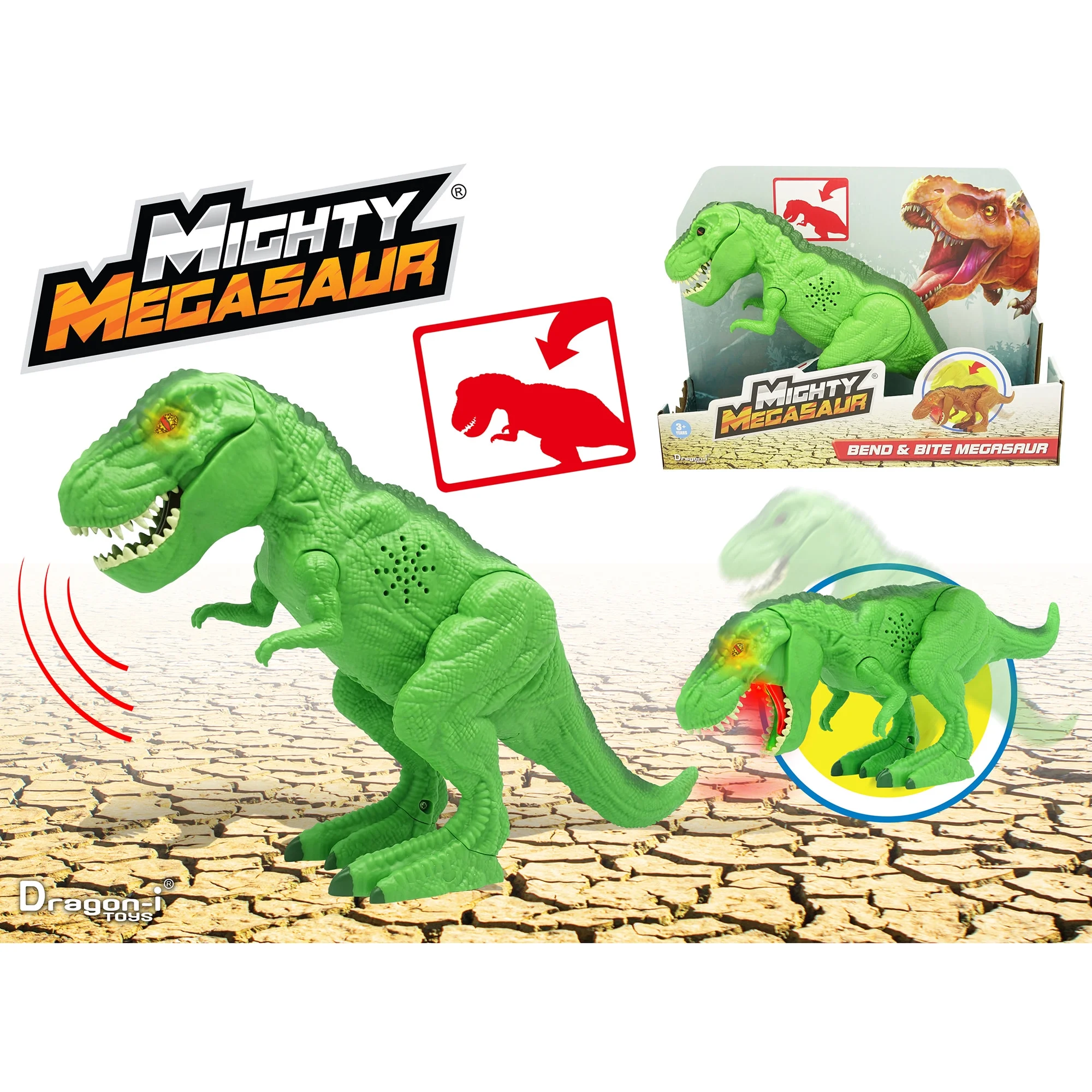 Mighty Megasaur-Bend & Bite ( T-REX ) - Imagen 2
