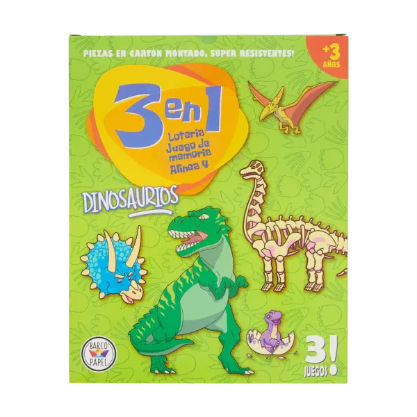 Barco de Papel-Dinosaurios 3 en 1 - Imagen 2