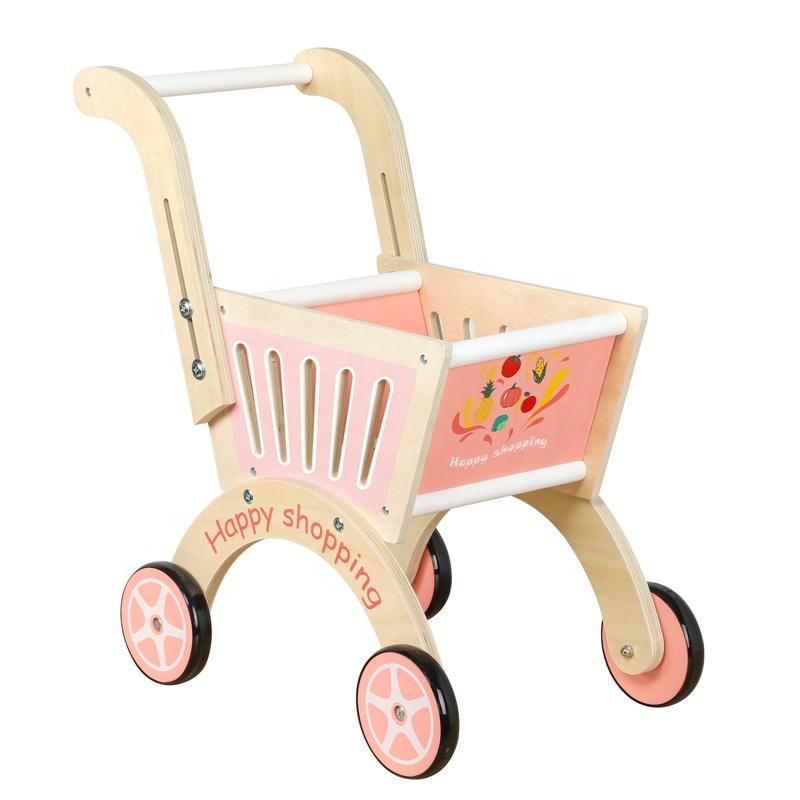 Mini Carrito Compras-Rosa Pastel