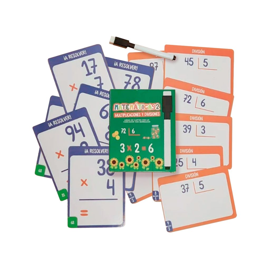 B.P Cartas Mate-Multiplicaciones y Divisiones