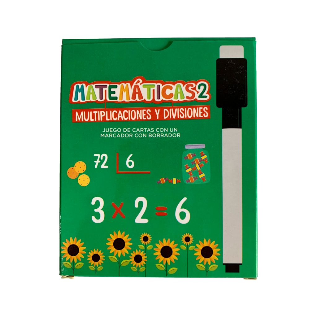 B.P Cartas Mate-Multiplicaciones y Divisiones - Imagen 3