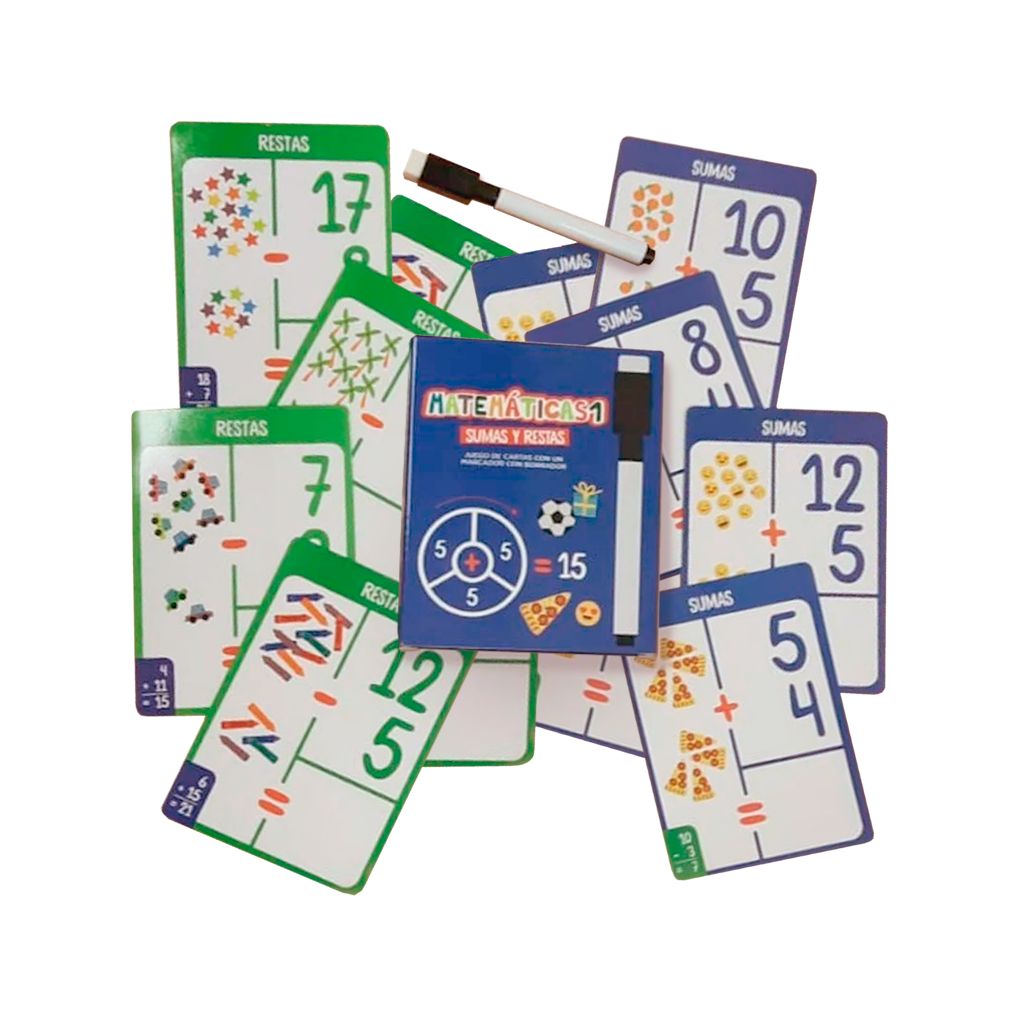 B.P Cartas Mate-Sumas y Restas