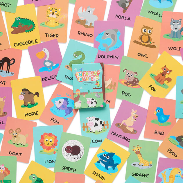 B.P Cards Animals Of The World (Ingles)