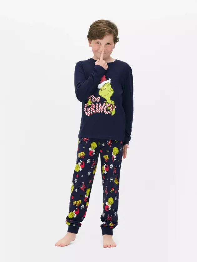 Pijama Navideña del Grinch