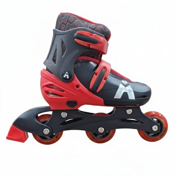 Patines Apache 2 en 1 rojo con negro