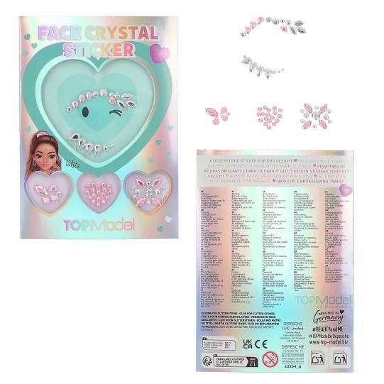 TOPModel brillantes faciales adhesivos BEAUTY and ME - Celeste