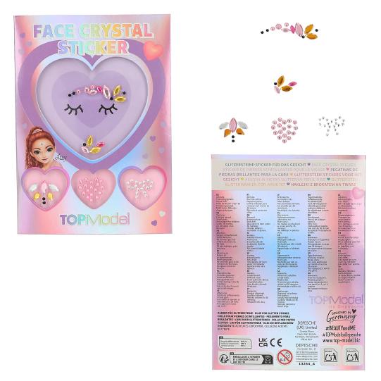 TOPModel brillantes faciales adhesivos BEAUTY and ME - Morado