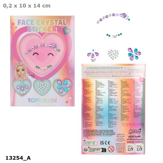 TOPModel brillantes faciales adhesivos BEAUTY and ME - Rosa