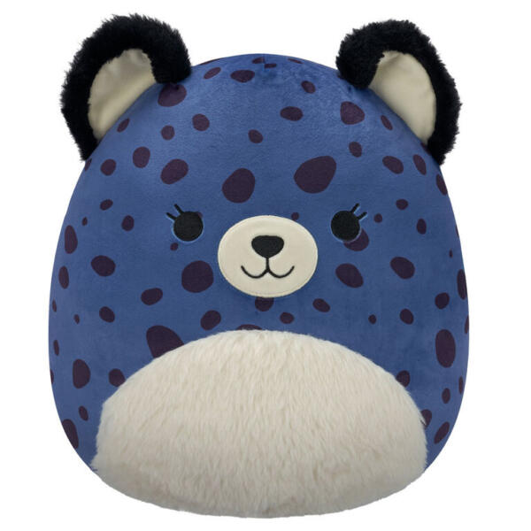 Peluche Squishmallows de 30 cm - Spotts, el guepardo azul marino