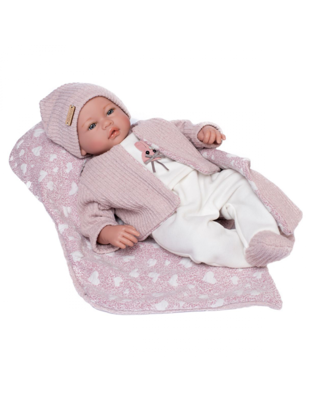 Muñeca Classic Eva – 46 cm con conjunto rosa